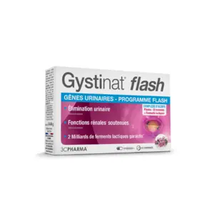 Comparateur de prix : 3C Pharma Gystinat Flash 10 gélules + 10 comprimés