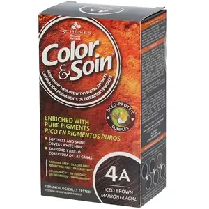 Les 3 Chênes Color & Soin Coloration Permanente N°4A Marron Glacé pas cher