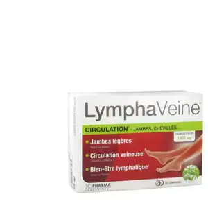 Comparateur de prix : 3C PHARMA LYMPHAVEINE Jambes lourdes (60 comprimés)