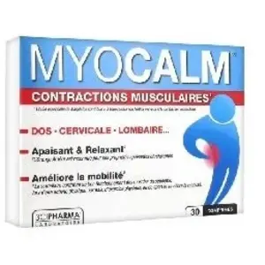 Comparateur de prix : 3C Pharma Myocalm 30 comprimés