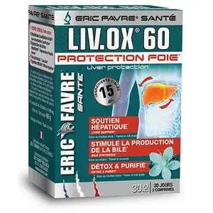 Comparateur de prix : Eric Favre Bien-Être Liv.Ox 60 Protection Foie 60 comprimés