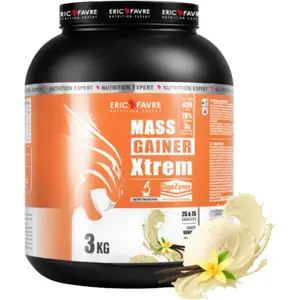 Eric Favre Mass Gainer X Tream Vanille 3kg pas cher