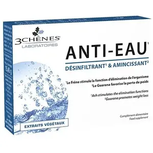 Les 3 Chênes Minceur Anti-Eau Extraits Végétaux 30 comprimés