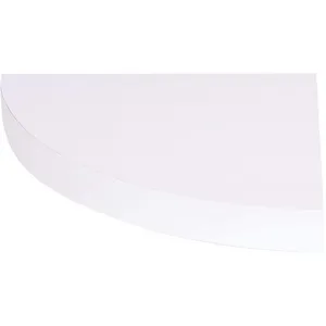 Modul'Home codico etagere murale flottante d'angle homea 25x25x3,4 cm blanc pas cher