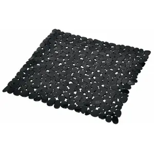 Comparateur de prix : douceur d'intérieur, Fond de Douche (52 x 52 cm) Vitamine Noir, PVC