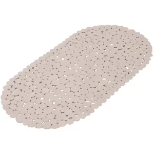 L3C Fond de de baignoire anti-dérapant 69x36 cm Taupe pas cher