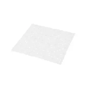 douceur d'intérieur, Fond de Douche (52 x 52 cm) Vitamine Blanc, PVC