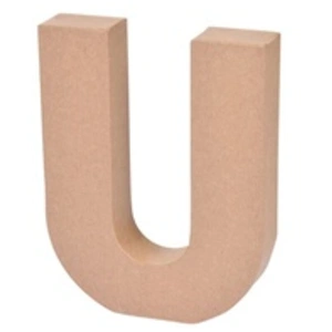 Comparateur de prix : Paris Prix Homéa, Lettre Carton 14 x 3 x H18 cm à Décorer "U"