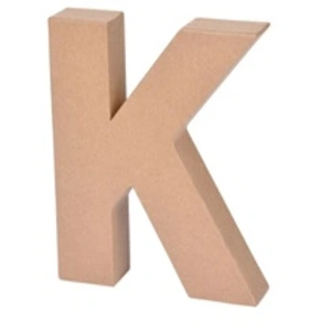 Comparateur de prix : Paris Prix Homéa, Lettre Carton 14 x 3 x H18 cm à Décorer "K"
