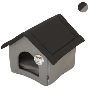 Comparateur de prix : LOVE STORY Anneau pour chien BICOLORE, 47 x 39 x 42 cm, noir et gris