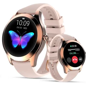 LUNIQUESHOP Round 2 Montre Connectée ROSE Tactile Petite Taille Ronde ... pas cher