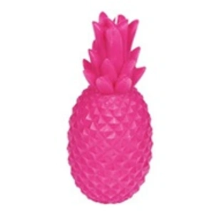 Homea bougie ananas ø9*h20.5cm tropical coloris rose pas cher