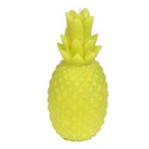 Paris Prix bougie ananas ø9*h20.5cm tropical coloris vert pas cher