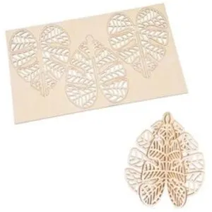 Comparateur de prix : Paris Prix Puzzle 3d à personnaliser "feuille" 29cm naturel