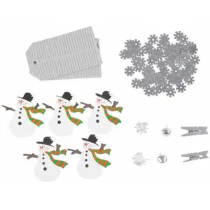 Paris Prix Set Papeterie Noël 20 Pièces "Christmas" 16cm Argent pas cher