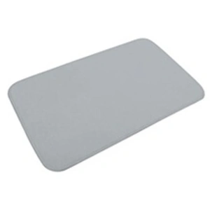 Douceur d'Intérieur CDaffaires tapis de bain microfibre 45*75cm vitamine gris clair pas cher