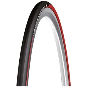 MICHELIN Lithion3 Pneu de vélo route Mixte, Rouge, 700 x 25C pas cher
