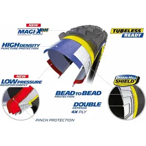 Michelin Pneu Rigide Michelin Dh Mud Tubeless Ready Racing Line 61-584 pas cher