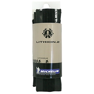 Pneu vélo route Michelin Lithion 2 TS noir/gris (700 x 23C) pas cher