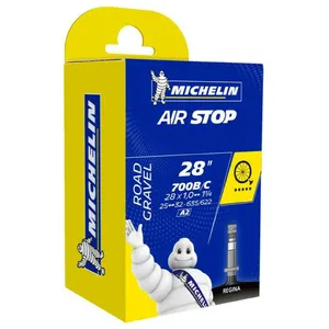 Comparateur de prix : Michelin Chambre À Air Vélo 700 X 25-32 Valve Michelin A2 Regina 40 Mm