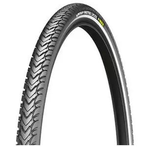 Comparateur de prix : Pneu vélo City/VTC Michelin Protek Cross Max TR noir/flanc réfléchi