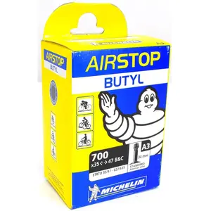 Michelin chambre a air urbaine a3 airstop 700x35 47 valve schrader 34mm pas cher