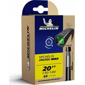 Comparateur de prix : Chambre à air Michelin G3 Protek Max 20x1.30-1.80 Valve Schrader 48 mm