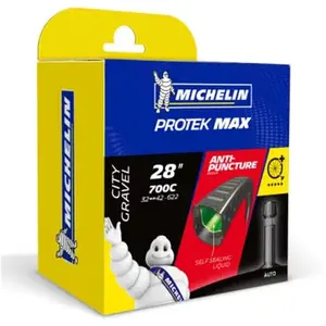 Comparateur de prix : Chambre à air anti-crevaison Michelin Protek Max 28' 700x32/42 SV 35mm