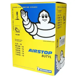 Comparateur de prix : Chambre à air 19" 3.25-19 Michelin Airstop 19mf valve TR4