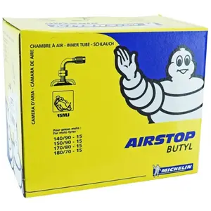 Comparateur de prix : Chambre à air 15" 140/90-15 Michelin Airstop 15mj valve coudée 90°
