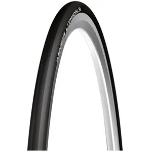 Pneu route 700x25 ts michelin lithion 3 noir (25-622) pas cher