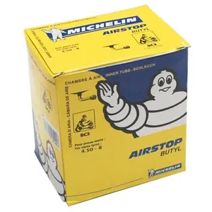 Chambre à air 8" 4.50-8 Michelin Airstop 8C3 valve coudée 90° pas cher