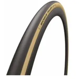 Comparateur de prix : Pneu route 700x28 Tubeless Michelin Power Cup GUM-X Classic noir flanc