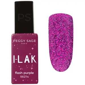 Vernis semi-permanent I-LAK de Peggy Sage flash purple pas cher
