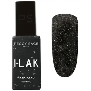 Vernis semi-permanent I-LAK de Peggy Sage flash black pas cher