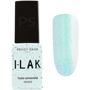Vernis semi-permanent I-Lak mini de Peggy Sage holo emerald pas cher