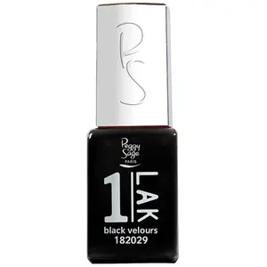 1-LAK Vernis Semi-permanent 3 en 1 de Peggy Sage black velours pas cher