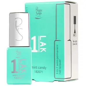 1-LAK Vernis Semi-permanent 3 en 1 de Peggy Sage mint candy pas cher