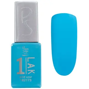 1-LAK Vernis Semi-permanent 3 en 1 de Peggy Sage wild azur pas cher