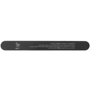 Peggy Sage - Manucure - Lime à ongles 2 faces lavable 240/240 noir, po... pas cher