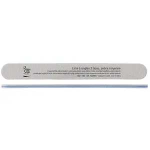 Peggy Sage - Manucure - Lime à ongles 2 faces 180/180 zebra, pour ongl... pas cher