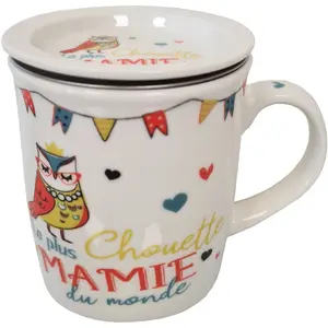 Comparateur de prix : Faye Mug Avec Infuseur Mamie 325 Ml