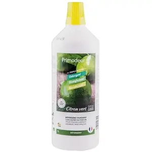 Comparateur de prix : PRIMODEUR Détergent désinfectant surodorant 3D - citron vert - 1 L