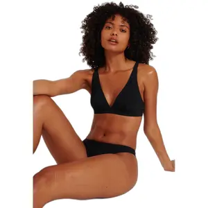 Comparateur de prix : Banana Moon Haut de maillot de bain triangle noir DRINO BLACK S