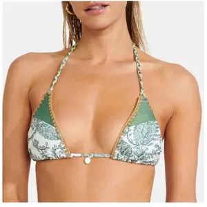 Comparateur de prix : Banana Moon Haut de maillot de bain imprimé vert BOSCO NASSIMA XXL