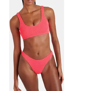 Banana Moon Haut de maillot de bain corail JUSTIN POPCORN XXS pas cher