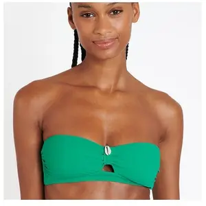 Banana Moon Haut de maillot bandeau vert KENTEO SPRING S pas cher