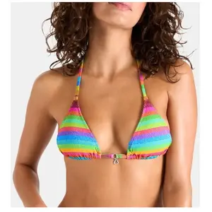 Banana Moon Haut de bikini rayé brillant CRICO LOMARICA XL pas cher