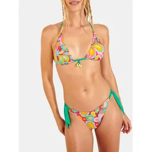 Haut de maillot de bain triangle coloré BRARO SUNNYPOP XS pas cher