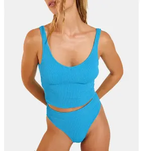 Banana Moon Tankini bleu TIAMO POPCORN S pas cher